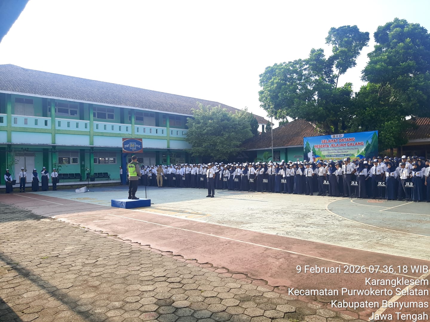 Police Goes to School, Bhabinkamtibmas Polsek Purwokerto Selatan Polresta Banyumas Ingatkan Pelajar Bijak Bermedsos dan Anti Bullying