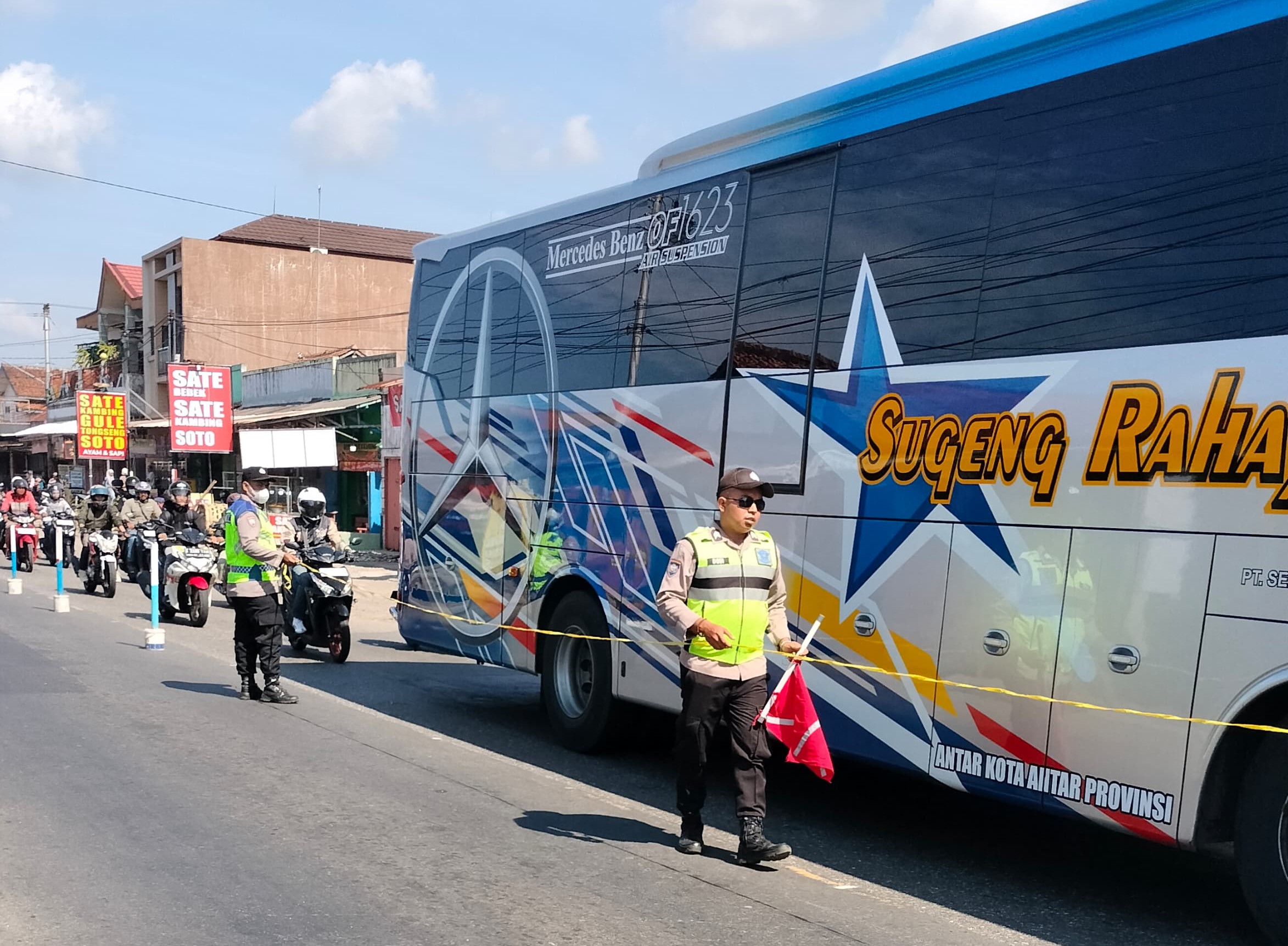 Pengaturan dan Pemasangan Tolotolo di Wijahan Banyumas, Arus Mudik OKC 2026 Terpantau Aman dan Lancar