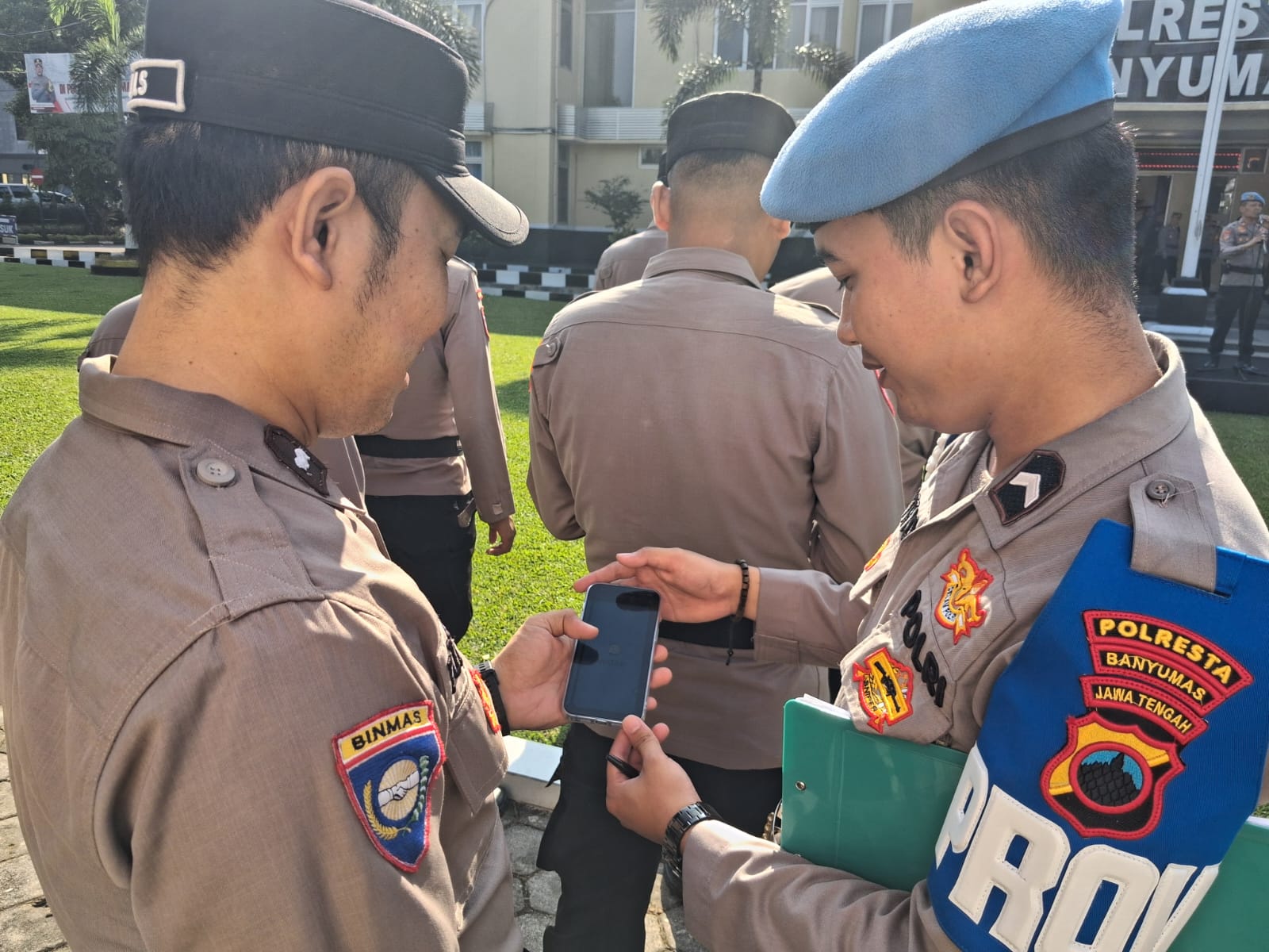 Pamatwil OKC 2026 Polresta Banyumas Pantau Arus Mudik, di Ajibarang Terpantau Ramai Lancar