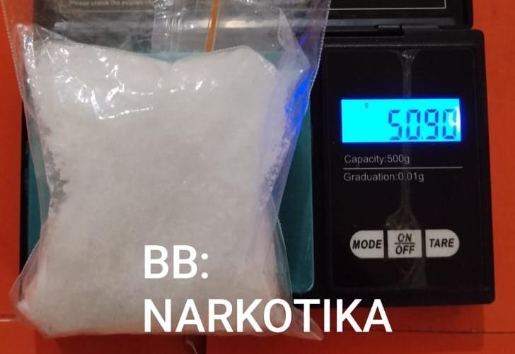 Berbekal Informasi Warga, Satresnarkoba Polresta Banyumas Gagalkan Peredaran 50,90 Gram Sabu
