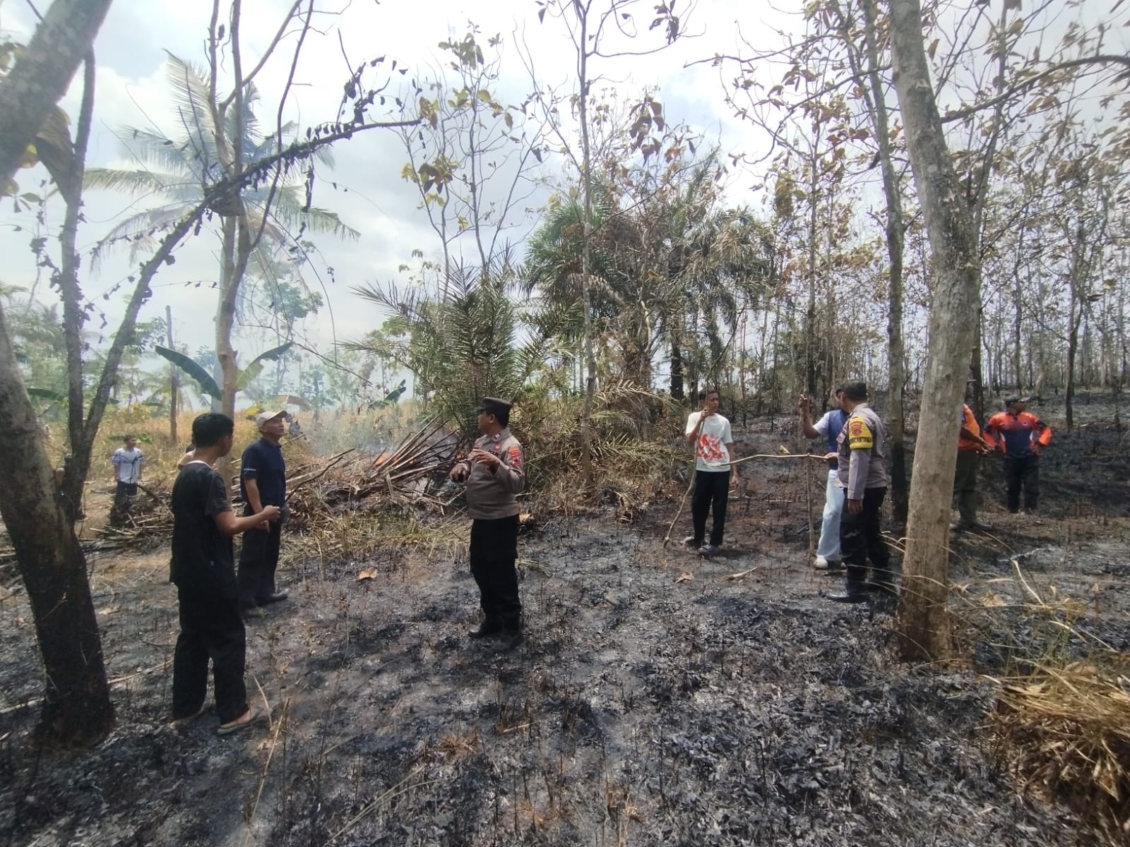 Lahan Pemda di Kalibagor Banyumas Terbakar, Api Padam Setelah Polisi dan Petugas Gabungan Turun Tangan