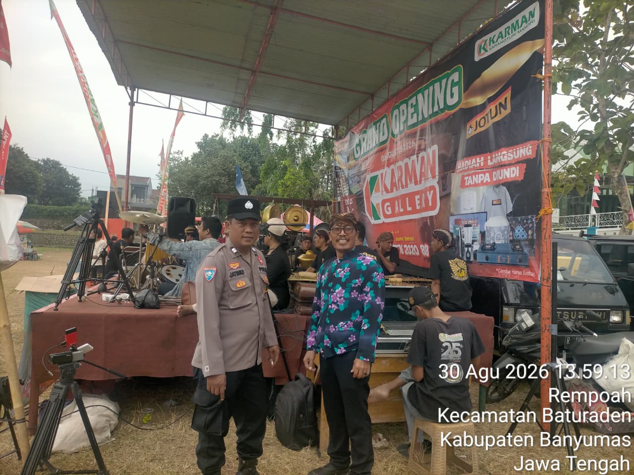 Kuda Lumping Meriahkan HUT ke-81 RI di Rempoah, Polsek Baturraden Pastikan Pertunjukan Kondusif