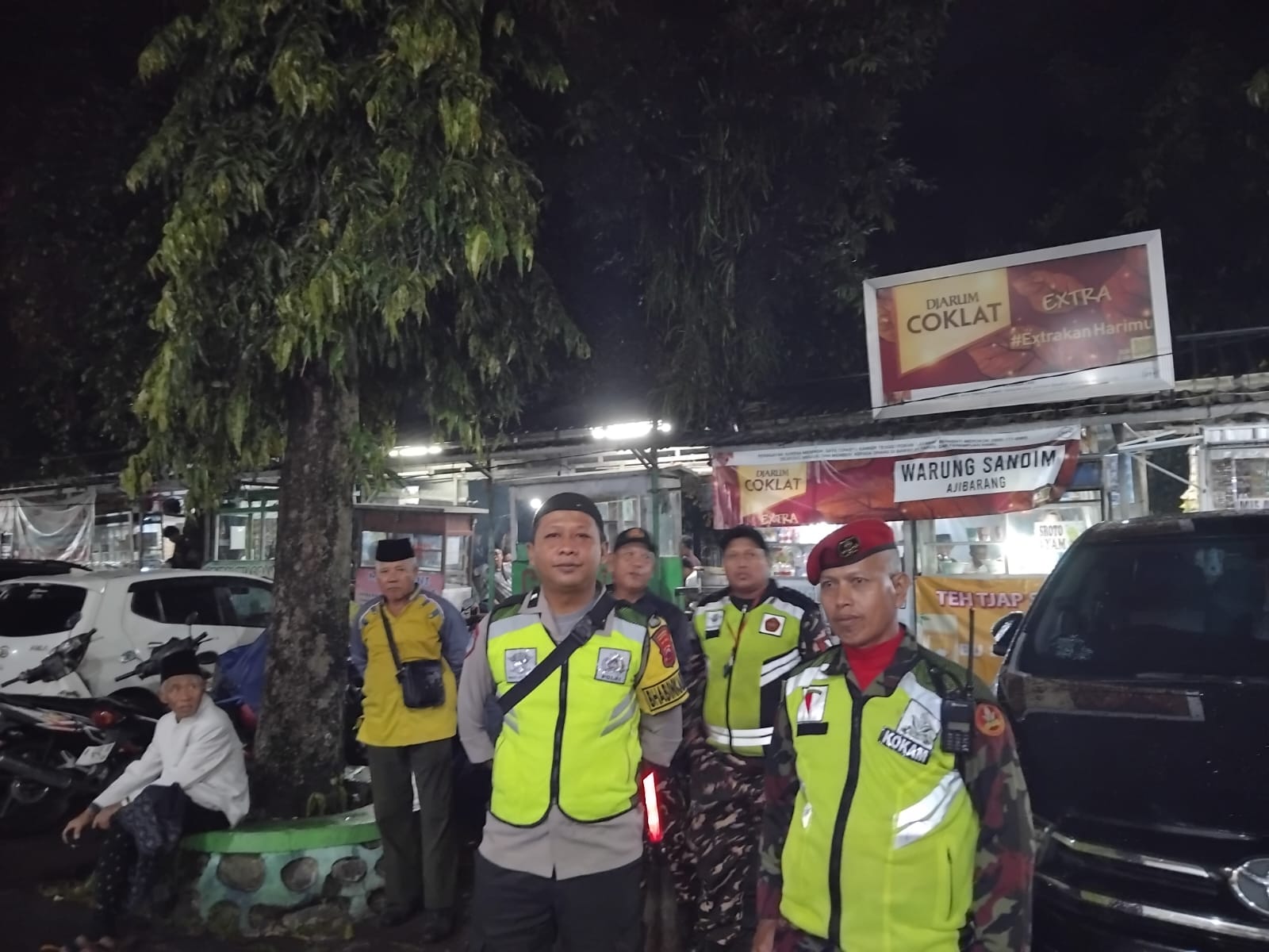 Bhabinkamtibmas Polsek Ajibarang Polresta Banyumas Monitoring Safari Dakwah BWA di Masjid At Taqwa