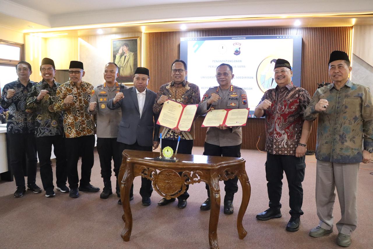 Polda Jateng dan Unsoed Resmikan Pusat Studi Kepolisian