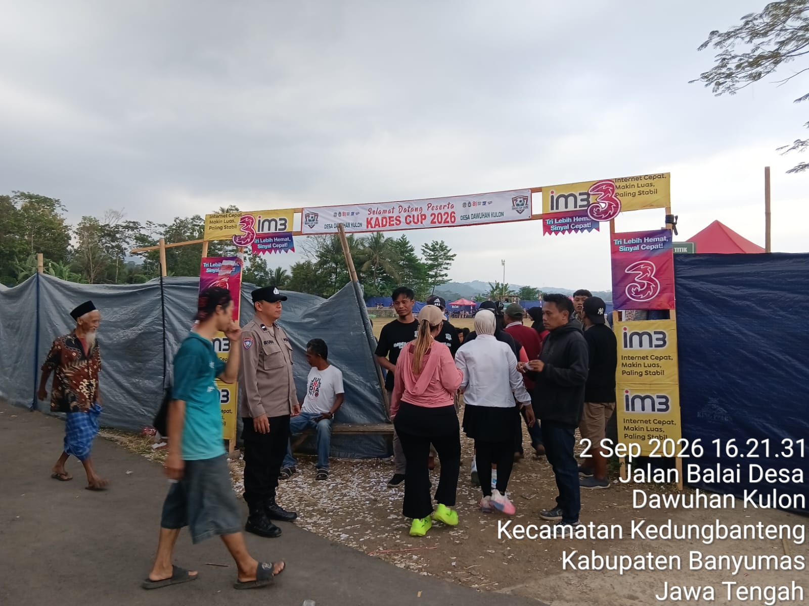 Polsek Kedungbanteng Kawal Kades Dawuhan Kulon Cup 2026, Pertandingan Berlangsung Kondusif