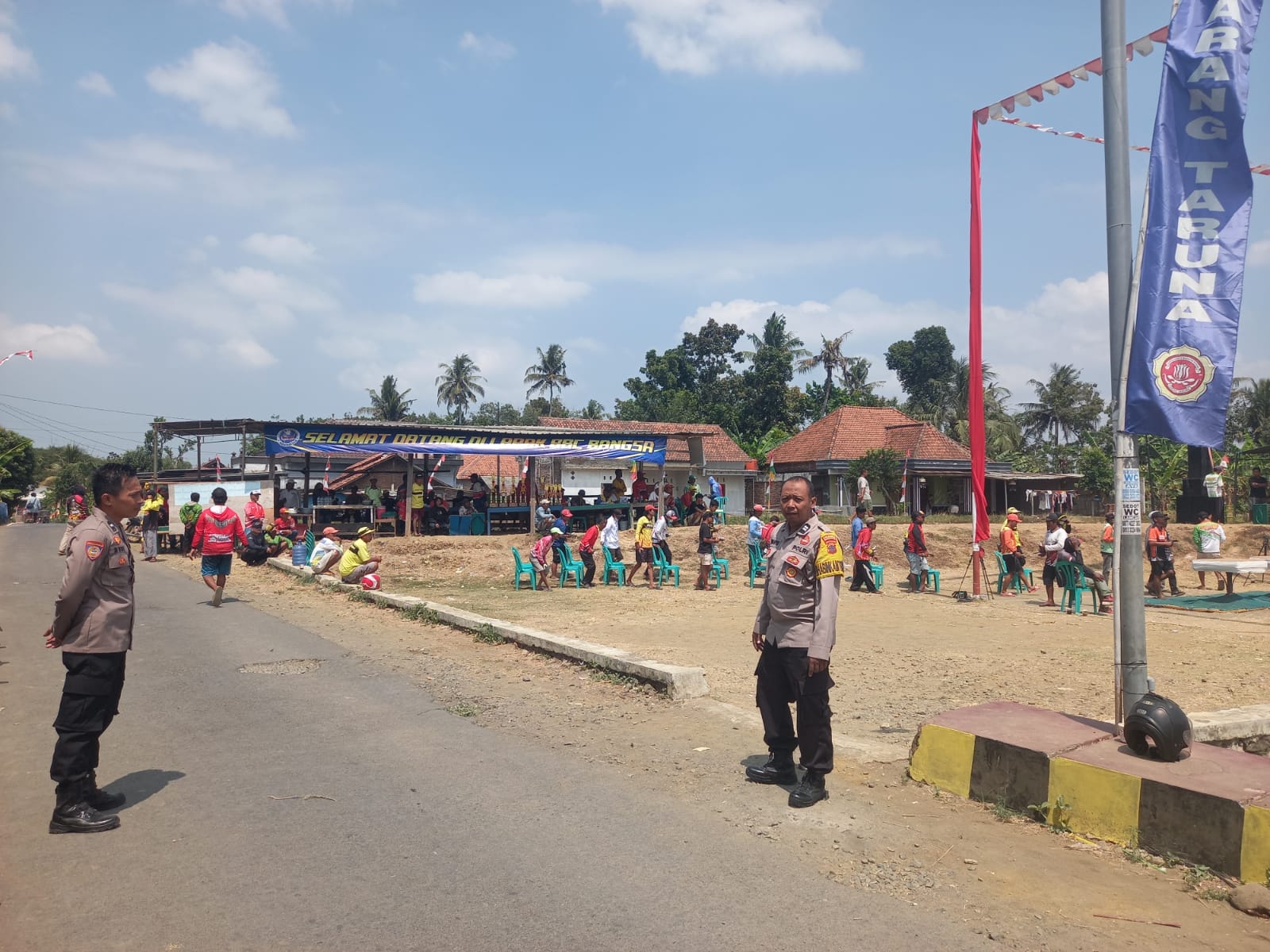 Lomba Merpati Kolong di Lapak BBC Berlangsung Aman, Polisi Polsek Kebasen Hadir Pastikan Kegiatan Kondusif